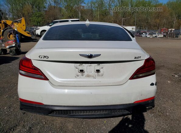 KMTG64LA5MU079724 2021 GENESIS G70 White Vista trasera