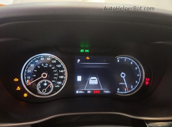KMTG64SC5TU172423 2026 GENESIS G70 Beige Սարքավորումների վահանակի տեսք