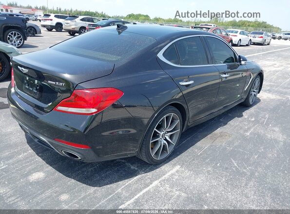 KMTG74LE3MU072691 2021 GENESIS G70 Black Հետևի աջ