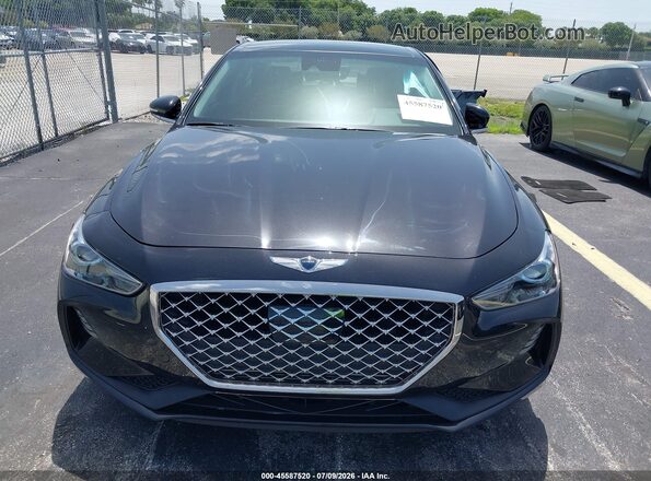 KMTG74LE3MU072691 2021 GENESIS G70 Black Սարքավորումների վահանակի տեսք