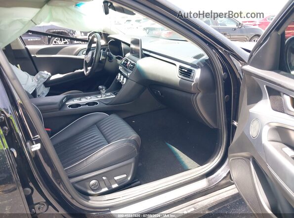 KMTG74LE3MU072691 2021 GENESIS G70 Black Սալոնի դիմացի տեսք