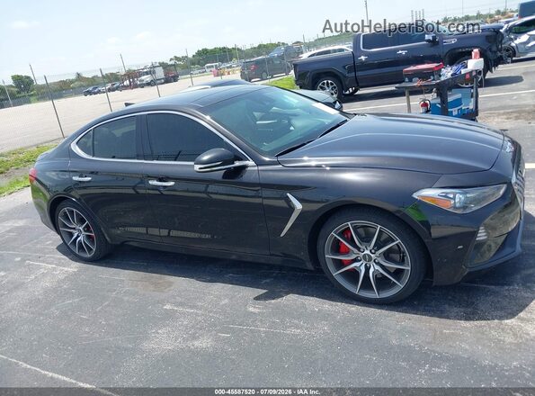 KMTG74LE3MU072691 2021 GENESIS G70 Black Սալոնի հետևի տեսք