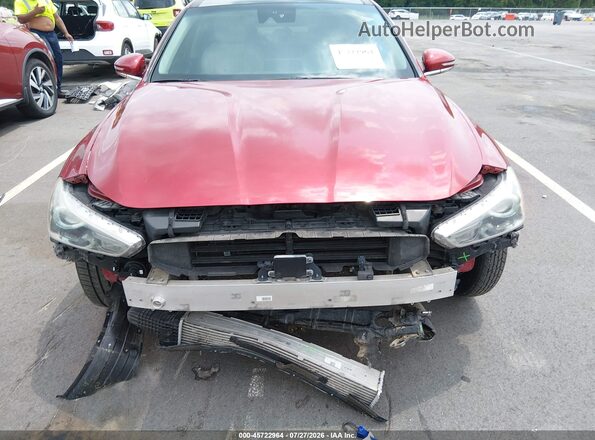 KMTG74LE7KU024253 2019 GENESIS G70 Red Vista interior trasera