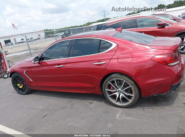 KMTG74LE7KU024253 2019 GENESIS G70 Red 