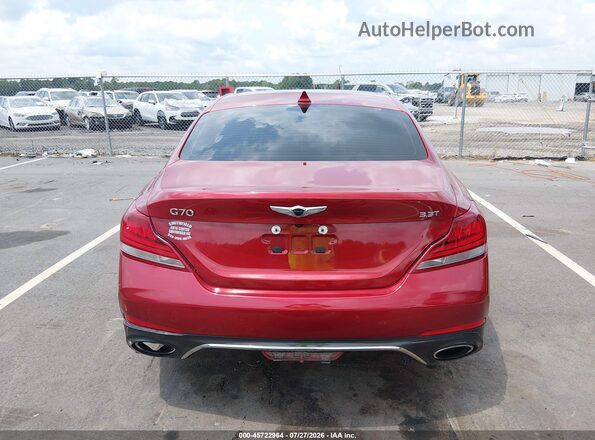 KMTG74LE7KU024253 2019 GENESIS G70 Red 
