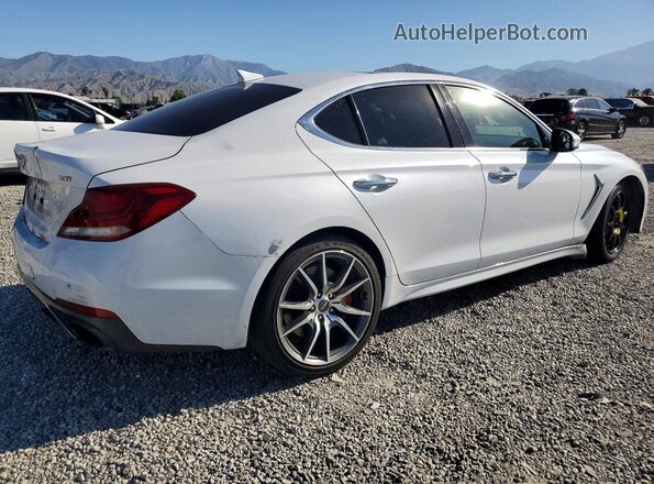 KMTG74LE8KU034077 2019 GENESIS G70 White Tył prawy