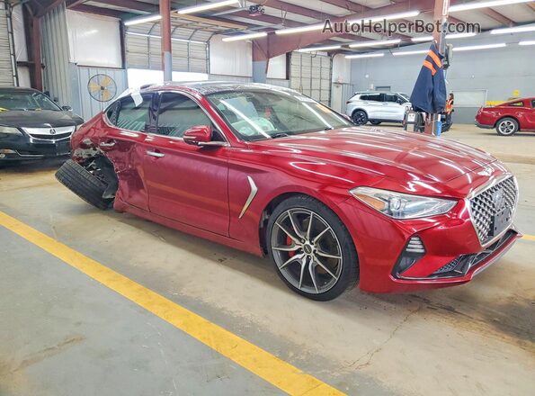 KMTG74LE9KU026425 2019 GENESIS G70 Red Delantero derecho