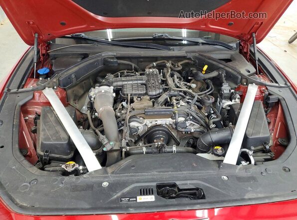 KMTG74LE9KU026425 2019 GENESIS G70 Red Vista interior trasera