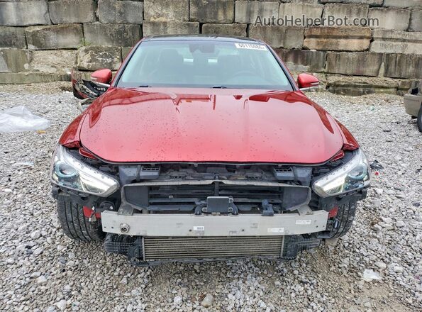 KMTG74LEXMU074261 2021 GENESIS G70 Red Դիմացի տեսք