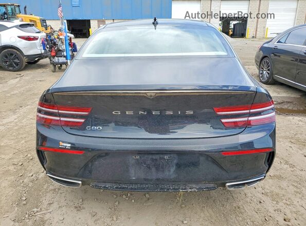 KMTGA4SC4PU163720 2023 GENESIS G80 Black Հետևի տեսք