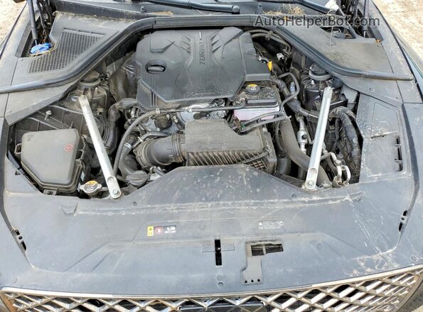 KMTGA4SC4PU163720 2023 GENESIS G80 Black Սալոնի հետևի տեսք