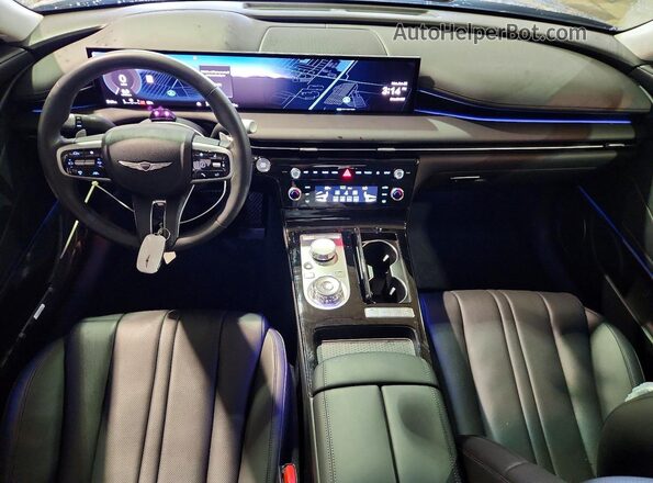 KMTGA4SC7TU306153 2026 GENESIS G80 Gray Առջևի վահանակի տեսք