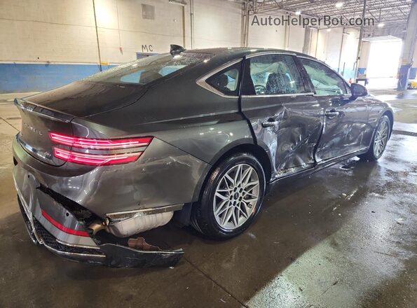 KMTGA4SC7TU306153 2026 GENESIS G80 Gray VIN կոդի պիտակի տեսք