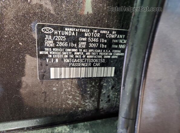 KMTGA4SC7TU306153 2026 GENESIS G80 Gray Շարժիչի բաժամունքի տեսք