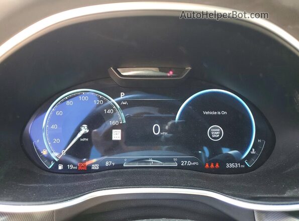 KMTGA4SCDRU228028 2024 GENESIS G80 Silver Սարքավորումների վահանակի տեսք