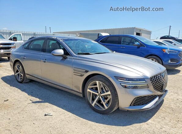 KMTGA4SCDRU228028 2024 GENESIS G80 Silver Առջևի աջ