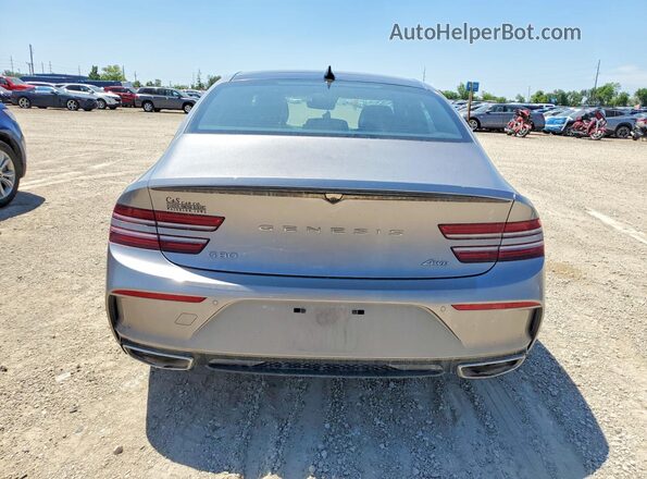 KMTGA4SCDRU228028 2024 GENESIS G80 Silver Հետևի տեսք