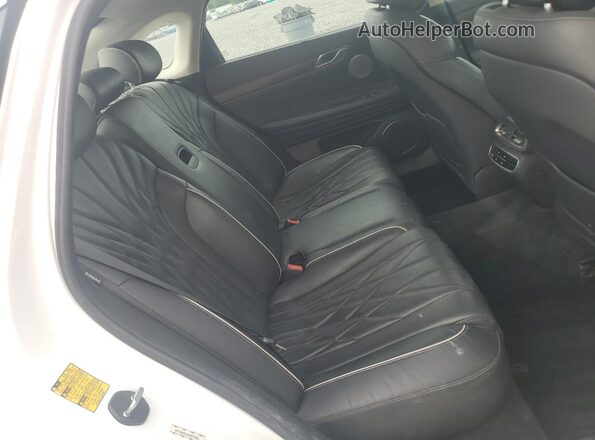 KMTGB4SC4MU077851 2021 GENESIS G80 White Widok tylnych siedzeń