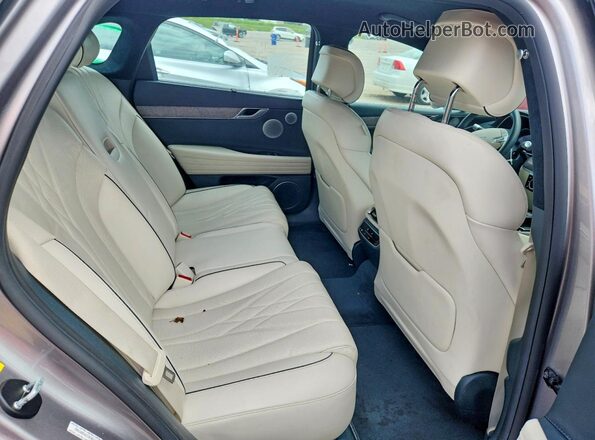KMTGE4S17PU007402 2023 GENESIS G80 Gray Widok tylnych siedzeń