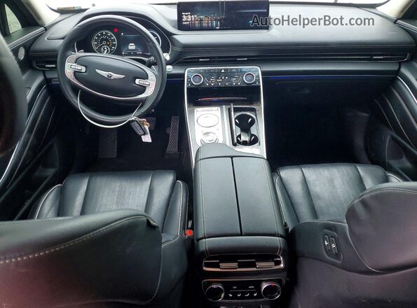 KMUHB4SB2MU037761 2021 GENESIS GV80 White Dashboard view