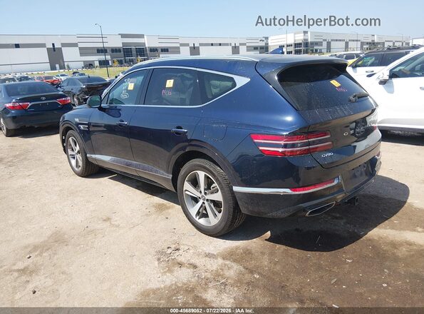 KMUHB4SB7NU092790 2022 GENESIS GV80 Black უკანა მარცხენა