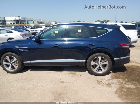 KMUHB4SB7NU092790 2022 GENESIS GV80 Black უკანა სალონის ხედი