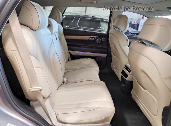 KMUHBDSB1MU034723 2021 GENESIS GV80 Silver Вид задньої частини салону