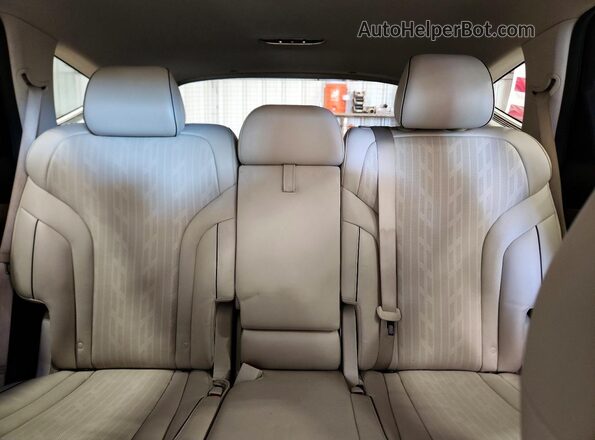 KMUHBDSB1MU034723 2021 GENESIS GV80 Silver Вид задніх сидінь