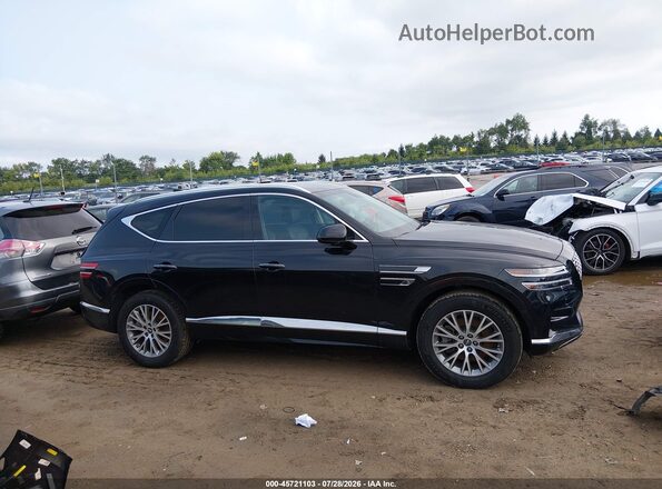 KMUHBDSB2RU180619 2024 GENESIS GV80 Black Սարքավորումների վահանակի տեսք