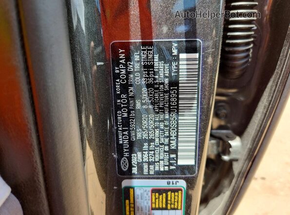 KMUHBDSB5RU168951 2024 GENESIS GV80 Gray VIN კოდის სტიკერის ხედი