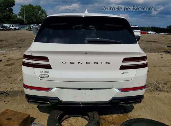 KMUHBDSB7MU037366 2021 GENESIS GV80 White Вид ззаду