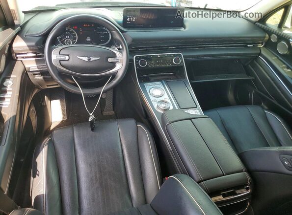 KMUHBDSB7MU037366 2021 GENESIS GV80 White Вид панелі приладів