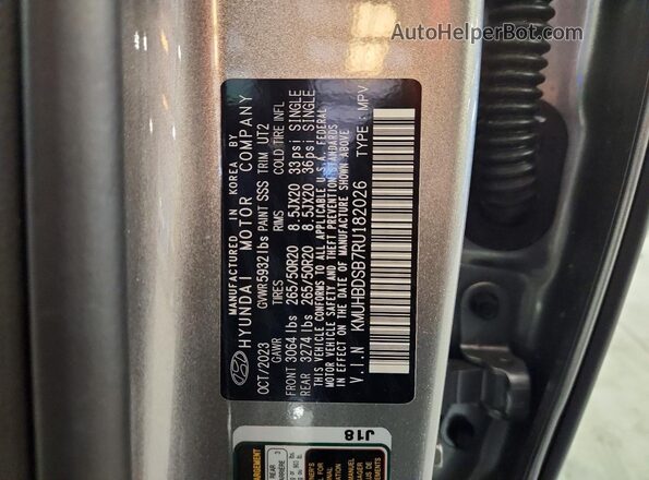 KMUHBDSB7RU182026 2024 GENESIS GV80 Silver Widok wnętrza 360 stopni