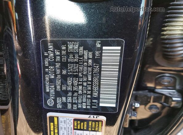 KMUHBDSB8RU178647 2024 GENESIS GV80 Black Widok komory silnika