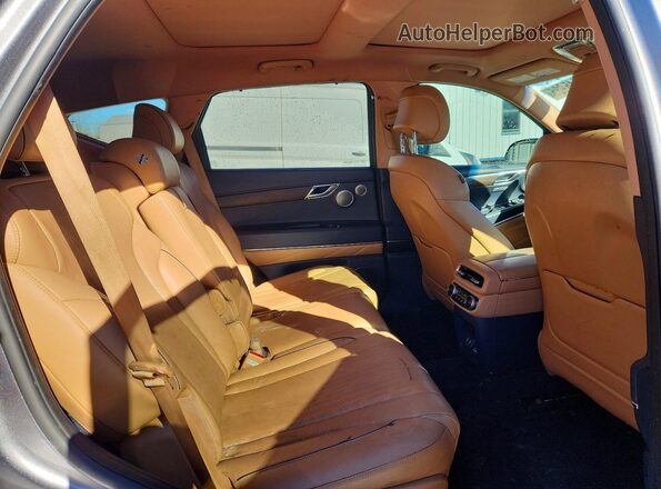 KMUHBDSB9MU059692 2021 GENESIS GV80 Beige უკანა სავარძლების ხედი