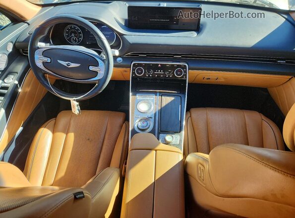 KMUHBDSB9MU059692 2021 GENESIS GV80 Beige წინა პანელის ხედი