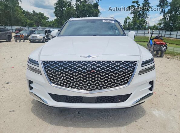 KMUHBDSB9PU121774 2023 GENESIS GV80 White Вид спереду