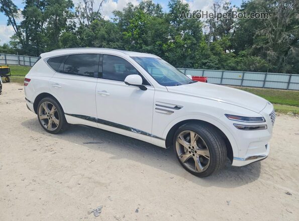 KMUHBDSB9PU121774 2023 GENESIS GV80 White Передня права чверть