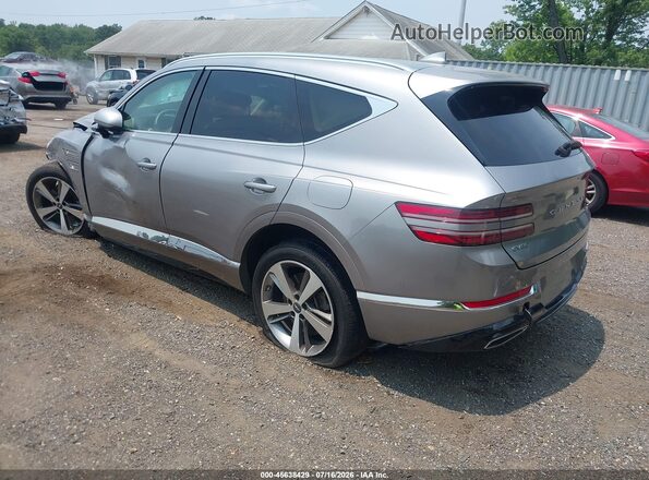 KMUHBDSBXMU034817 2021 GENESIS GV80 Silver Rear left