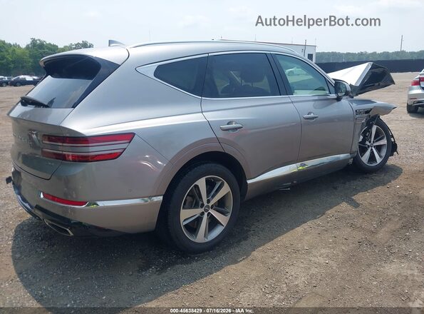 KMUHBDSBXMU034817 2021 GENESIS GV80 Silver Rear right