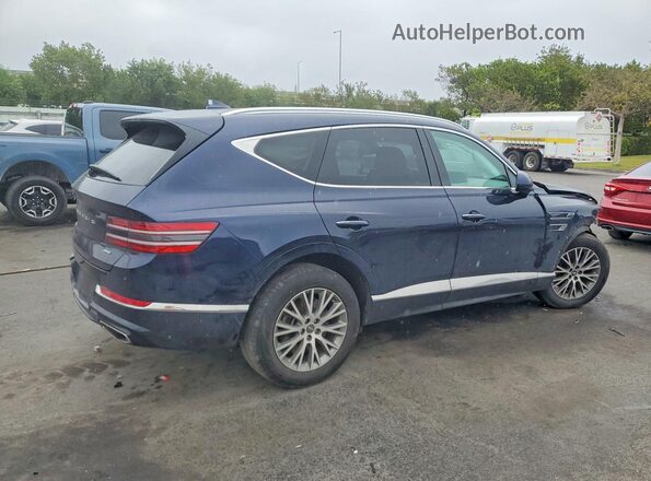 KMUHBDSBXRU178035 2024 GENESIS GV80 Blue Tył prawy