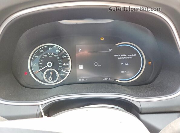 KMUHBDSBXRU209266 2024 GENESIS GV80 Gray ხელსაწყოთა პანელის ხედი