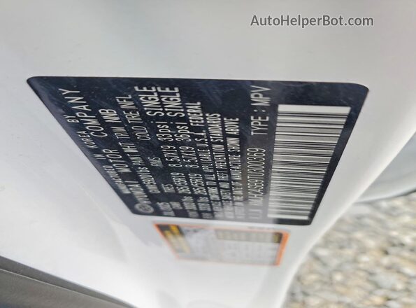 KMUHC4SB9TU300369 2026 GENESIS GV80 White VIN კოდის სტიკერის ხედი