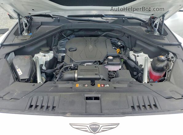 KMUHC4SB9TU300369 2026 GENESIS GV80 White ძრავის განყოფილების ხედი