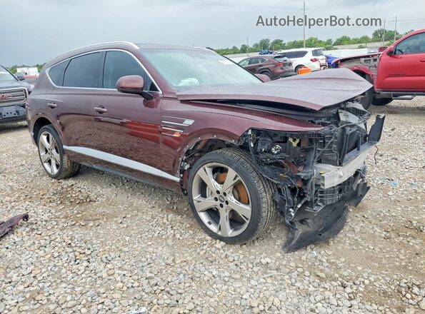 KMUHCESC1MU053056 2021 GENESIS GV80 Burgundy Delantero derecho