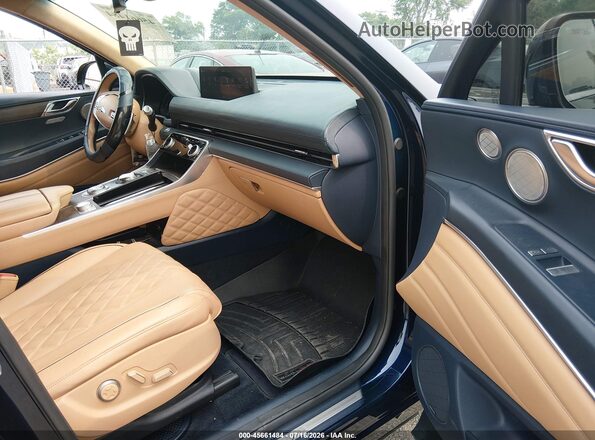KMUHCESC3PU123659 2023 GENESIS GV80 Black Vista interior delantera