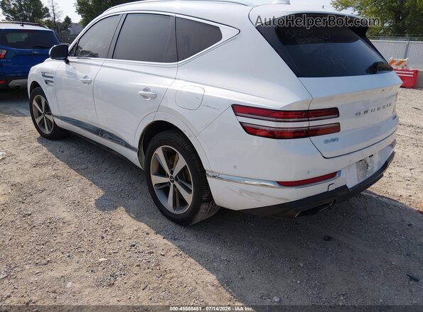 KMUHCESC4MU038602 2021 GENESIS GV80 White უკანა მარცხენა