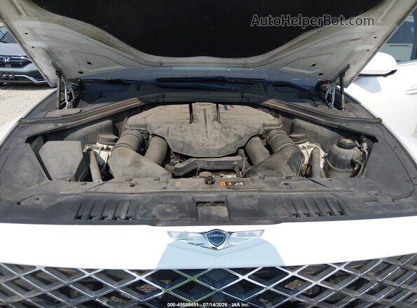 KMUHCESC4MU038602 2021 GENESIS GV80 White უკანა ხედი