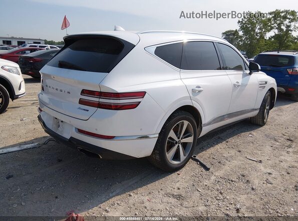 KMUHCESC4MU038602 2021 GENESIS GV80 White უკანა მარჯვენა