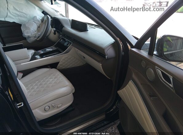 KMUHCESC5NU082464 2022 GENESIS GV80 Black Вид салону спереду